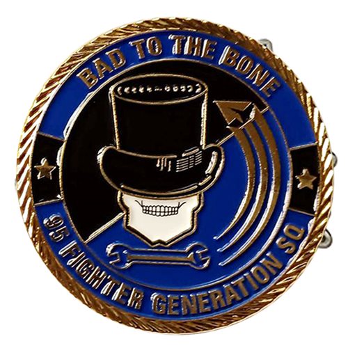 95 FGS Lethal Combat Air Power Challenge Coin - View 2