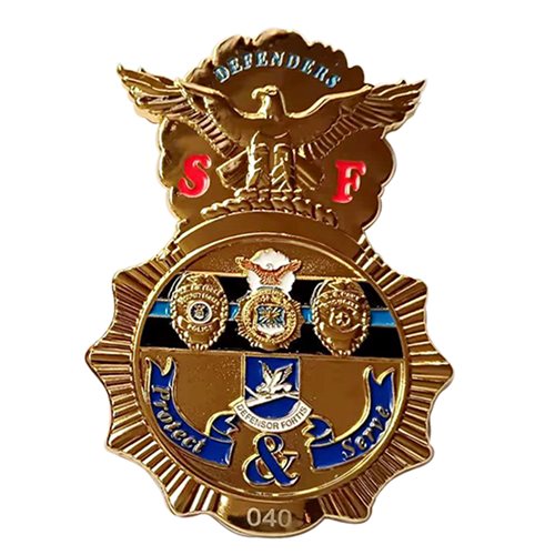 87 SFS Commander Challenge Coin - View 2