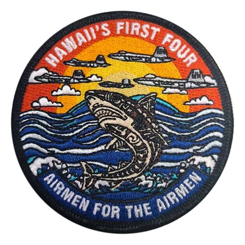 Hawaii’s First Four Airman for the Airmen Shark Patch