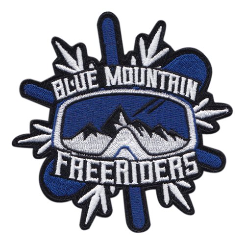 Free Riders Blue Mountain Patch