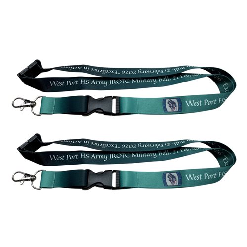 West Port HS AJROTC Lanyard