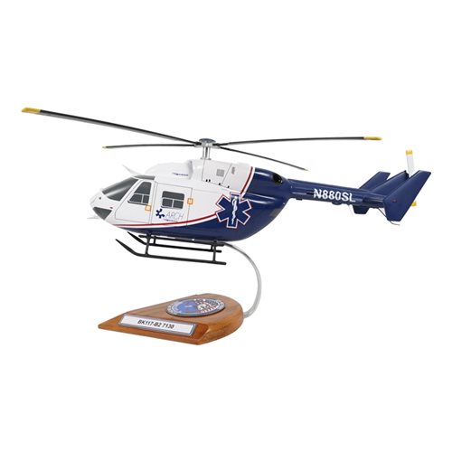 Eurocopter MBB BK117-B2 Custom Helicopter Model  - View 2