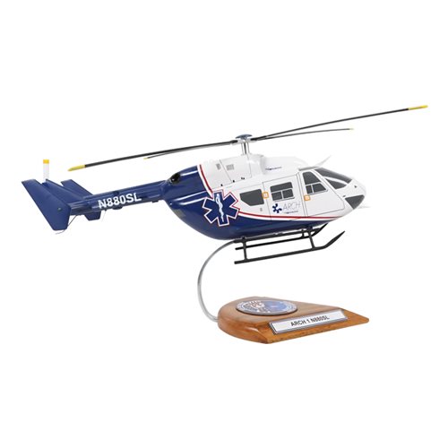 Eurocopter MBB BK117-B2 Custom Helicopter Model  - View 4