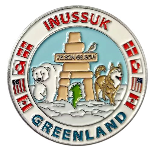 Inussuk Pituffik Space Base 2026 Challenge Coin - View 2
