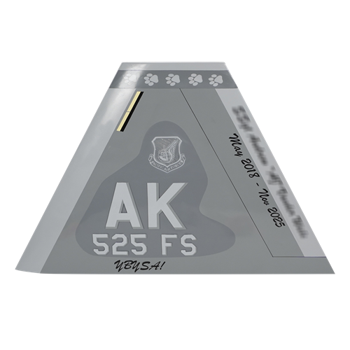 525 FS F-22 Raptor Custom Airplane Tail Flash