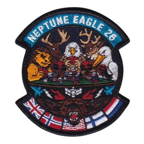 HQ USAFE AFAFRICA Neptune Eagle 26 Patch
