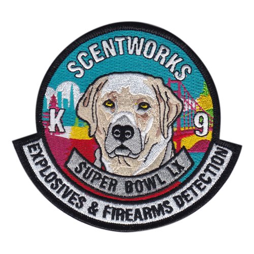 ScentWorks K9 Superbowl 60 Patch