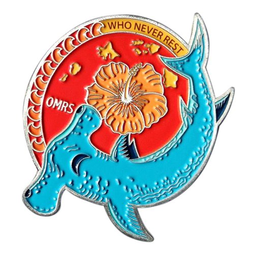 15 OMRS Who Never Rest Shark Challenge Coin - View 2