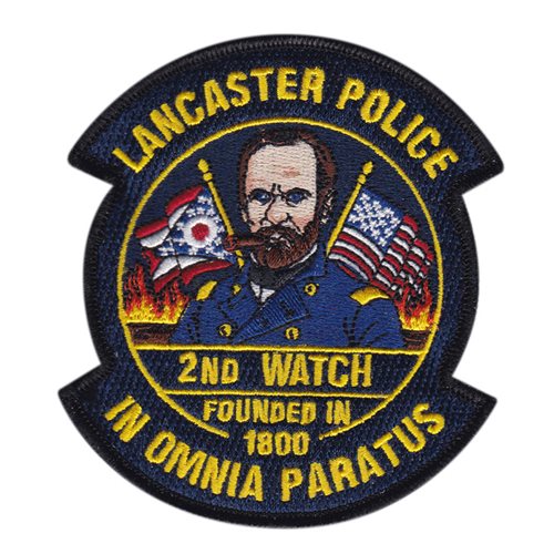 LPD Ohio Lancaster Police Patch