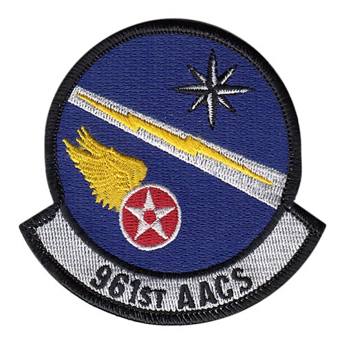 嘉手納基地　第961空中管制飛行隊 961st AACS ワッペン パッチ 961 AACS Patch | 961st Airborne Air Control Squadron Patches
