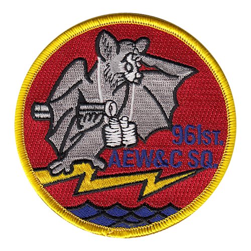嘉手納基地　第961空中管制飛行隊 961st AACS ワッペン パッチ 961 AACS Heritage Patch | 961st Airborne Air Control