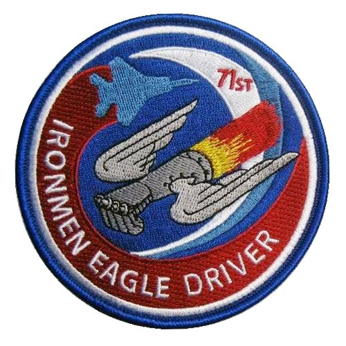 71st Fighter Squadron (71 FS) Eagle Driver Patches 
