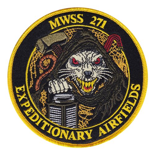 MWSS-271 Expeditionary Airfields Bogue Rats Patch