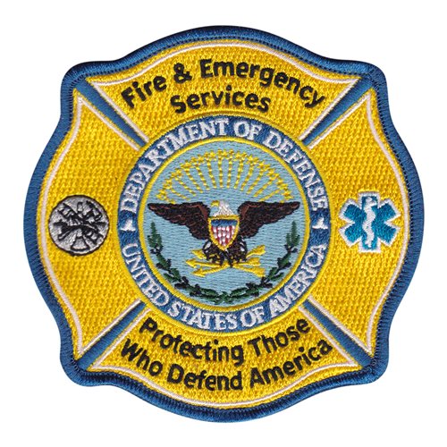 DoD Fire Department Patch