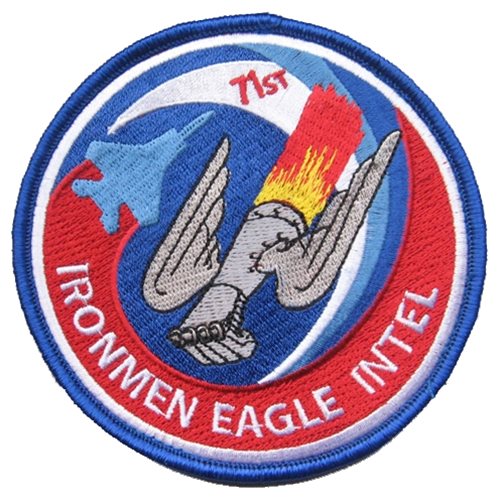 71st Fighter Squadron (71 FS) Eagle Intel Patches 