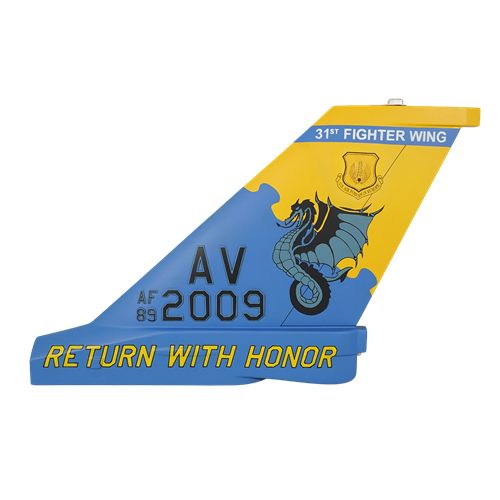 31 FW F-16C Fighting Falcon Tail Flash