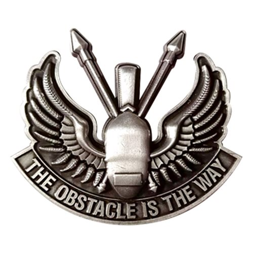 350 SWTS Wing Silver Challenge Coin - View 2