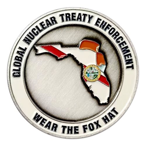 71 SURS Florida Fox Hat Challenge Coin - View 2