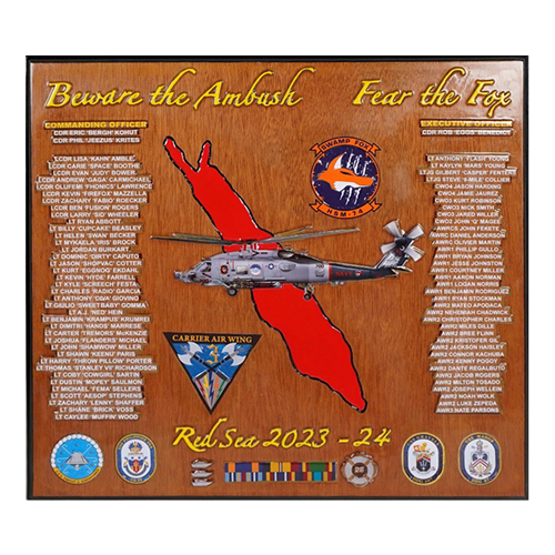 HSM-74 Deployment Plaque 