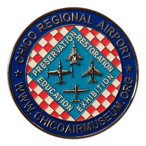 Chico Air Museum Challenge Coin - View 2