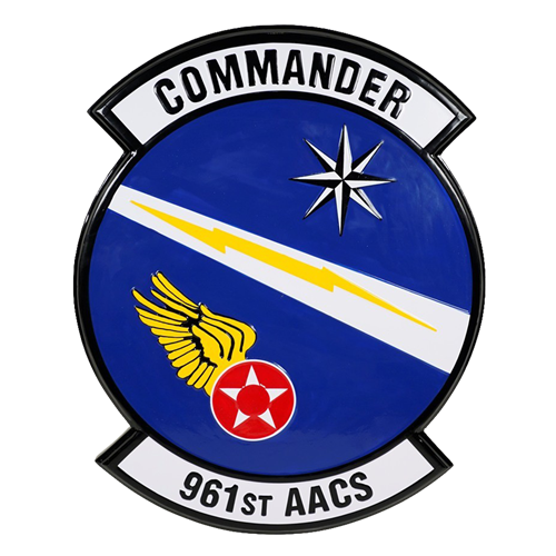 961 AACS Custom Wall Plaque
