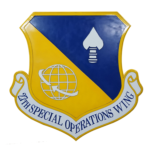 27 SOW Custom Wall Plaque 