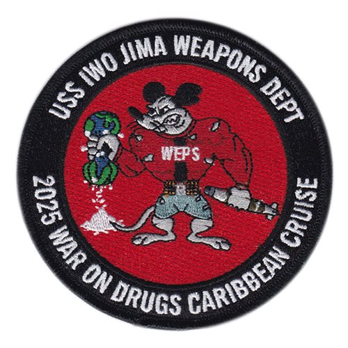 USS Iwo Jima Weapons Dept Patch