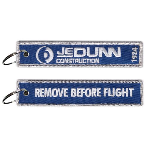 JE Dunn Construction 1924 RBF Key Flag