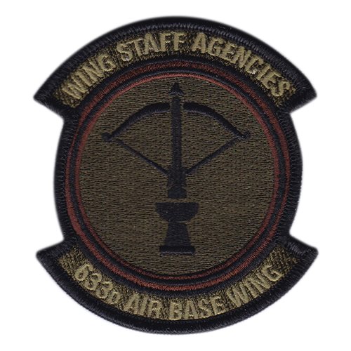 633 ABW Wing Staff Agencies Morale Patch