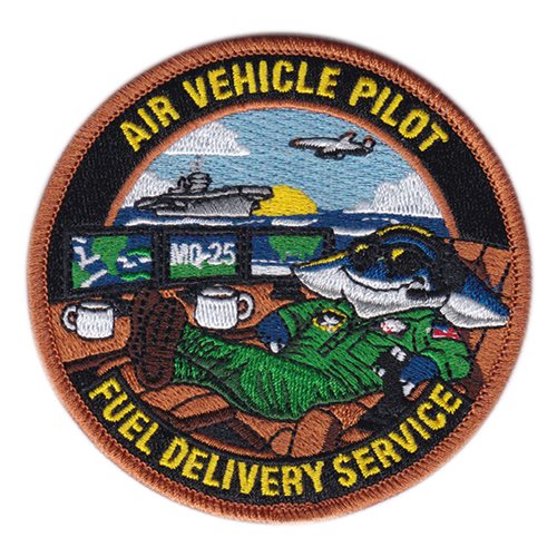 USN Air Vehicle Pilot Fuel Delivery Service Patch