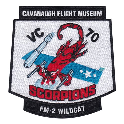 Cavanaugh Flight Museum Scorpion FM-2 Wildcat Patch