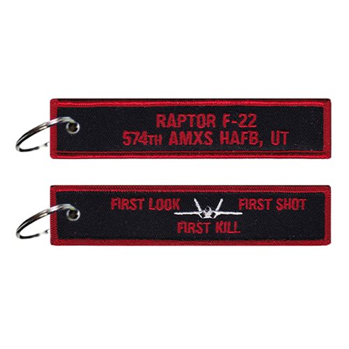 574 AMXS Raptor F-22 Key Flag