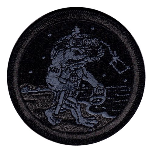 SDVT2 Tactical Frog Black On Black Patch