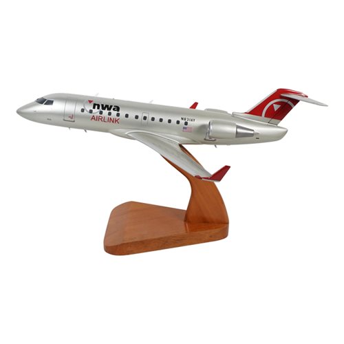 Northwest Airlink Bombardier CRJ200 Custom Aircraft Model - View 2