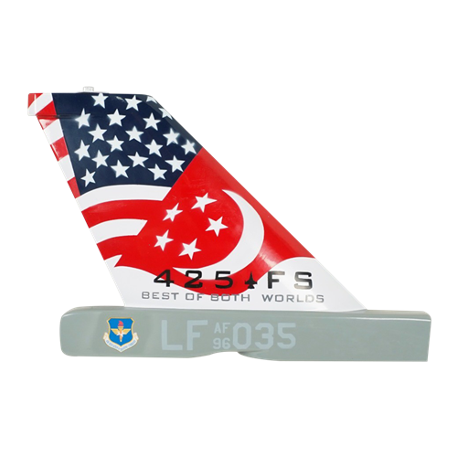 425FS F-16D Falcon Custom Airplane Tail Flash - View 2