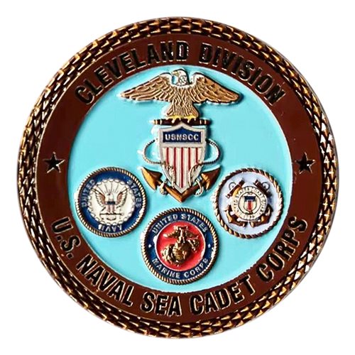 USNSCC Cleveland Div Challenge Coin - View 2