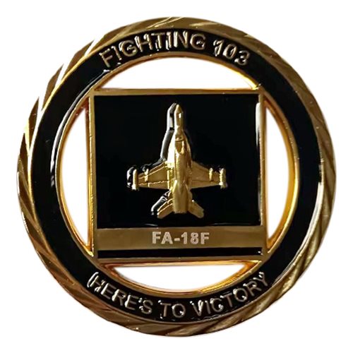 VFA-103 Jolly Rogers Fighting 103 Challenge Coin - View 2