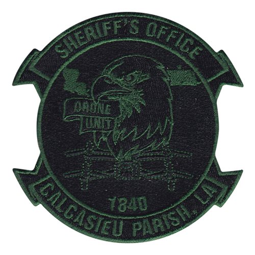 Calcasieu Parrish Sheriffs Office Drone Unit Subdued Patch
