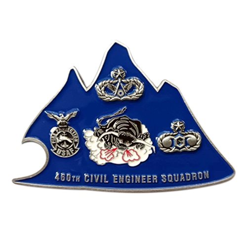 460 CES Mile High Engineers Bottle Opener Challenge Coin - View 2