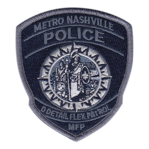 Metro Nashvillle Police Detail Flex Patrol Patch