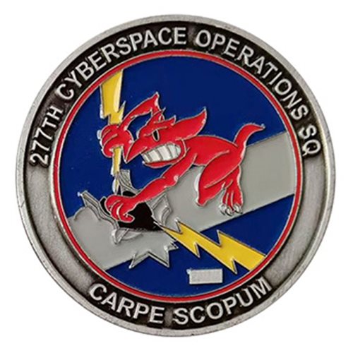 277 COS Carpe Scopum Command Team Challenge Coin - View 2