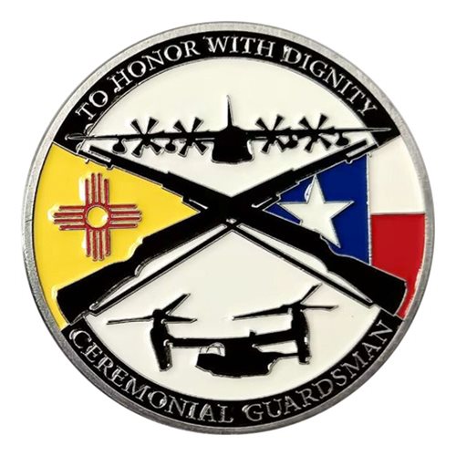 27 SOW Honor Guard Challenge Coin - View 2