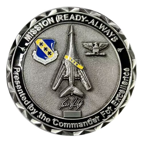7 OG Black Crosses Commander Challenge Coin - View 2