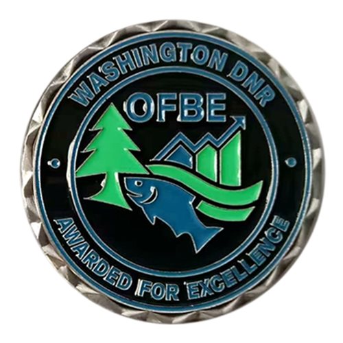 Washington DNR OFBE Challenge Coin - View 2