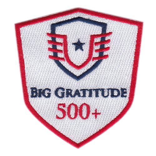 Big Gratitude CrossFit 500+ Patch