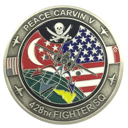 428 FS Peace Carvin V Coin 