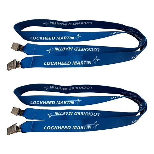Lockheed Martin Double Blue Lanyard