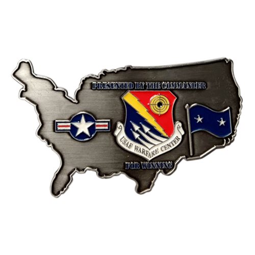USAFWC Commander Challenge Coin - View 2