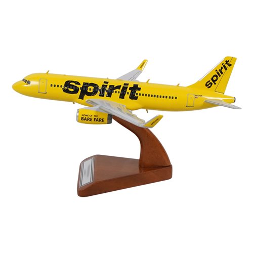 Spirit Airlines A320-232 Custom Aircraft Model - View 2