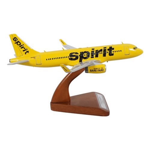Spirit Airlines A320-232 Custom Aircraft Model - View 4